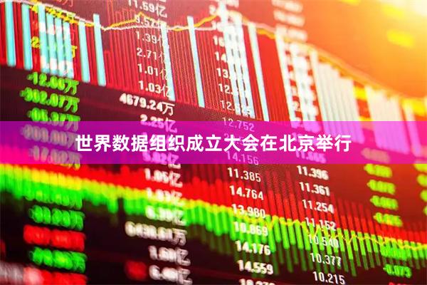 世界数据组织成立大会在北京举行